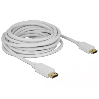 Καλώδιο DisplayPort DeLOCK 84861 7 m λευκό
