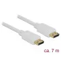 Καλώδιο DisplayPort DeLOCK 84861 7 m λευκό