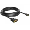 Προσαρμογέας καλωδίου βίντεο DeLOCK 85586 DVI-D HDMI Type-A μαύρο 5 m