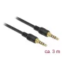 DeLOCK 85601 Καλώδιο ήχου 3m 3,5mm μαύρο