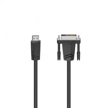 Hama 00205018 Προσαρμογέας καλωδίου βίντεο 1,5 m HDMI Type-A (Standard) DVI-D μαύρο