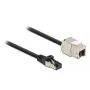 Καλώδιο RJ45 αρσενικό βύσμα σε Keystone module RJ45 θηλυκό DeLOCK 87028