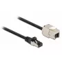 Καλώδιο RJ45 αρσενικό βύσμα σε Keystone module RJ45 θηλυκό DeLOCK 87022