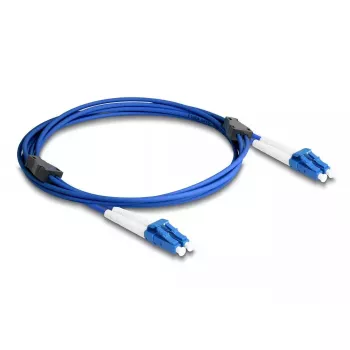 DeLOCK Καλώδιο οπτικών ινών LC Duplex σε LC Duplex Singlemode OS2 2 m