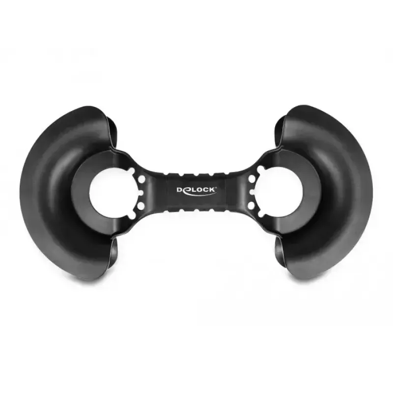 DeLOCK Καρούλι καλωδίου 375 x 170 mm μαύρο πλαστικό