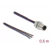 DeLOCK M8 Καλώδιο ενσωμάτωσης A-coded 3 ακίδων βύσμα αρσενικό 0,5 m