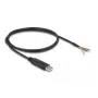 DeLOCK καλώδιο προσαρμογέα USB 2.0 Type-A σε Σειριακό RS-485 1 m Μαύρο