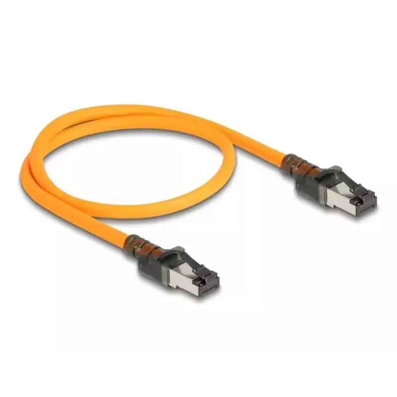 Καλώδιο δικτύου DeLOCK RJ45 USB Type-C 5m Cat6A Πορτοκαλί
