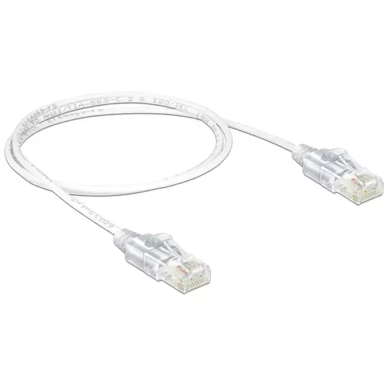 Καλώδιο δικτύου DeLOCK 83781 RJ-45 Cat6 1m λευκό