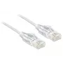 Καλώδιο δικτύου DeLOCK 83781 RJ-45 Cat6 1m λευκό