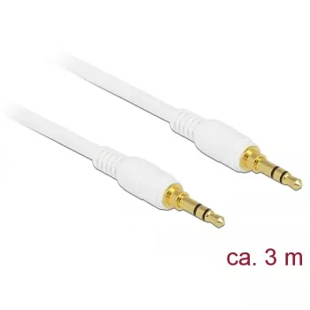 Καλώδιο ήχου DeLOCK 85552 3m 3,5 mm λευκό