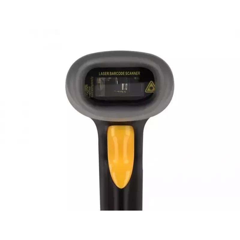 Σαρωτής barcode DeLOCK USB 1D Laser μαύρο φορητός ενσύρματος καλώδιο 2m