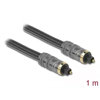 Καλώδιο ήχου DeLOCK 86983 TOSLINK 1 m ανθρακί