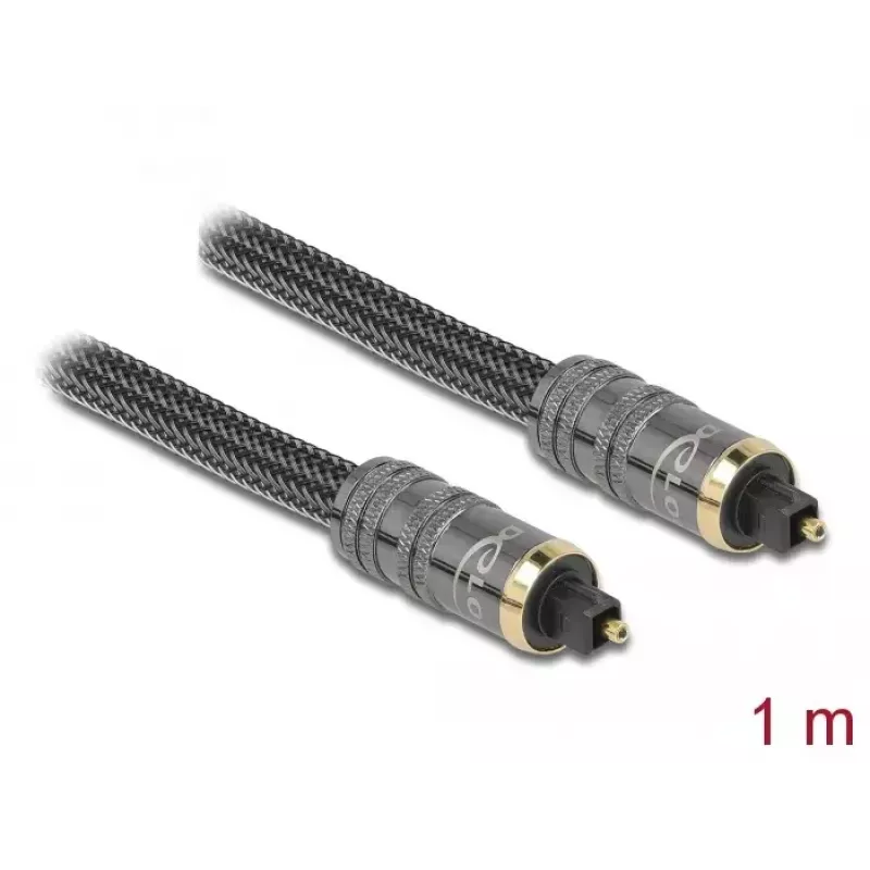 Καλώδιο ήχου DeLOCK 86983 TOSLINK 1 m ανθρακί