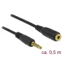 Καλώδιο ήχου DeLOCK 85700 0,5 m 3,5 mm μαύρο