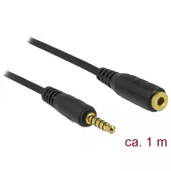 Καλώδιο ήχου 3,5 mm DeLOCK 85701 1 m μαύρο