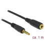 Καλώδιο ήχου 3,5 mm DeLOCK 85701 1 m μαύρο