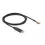 Καλώδιο προσαρμογέα USB 2.0 Type-A σε Σειριακό RS-232 DeLOCK 90416