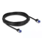 Καλώδιο δικτύου DeLOCK RJ45 Cat.6A S/FTP λεπτό 5m μαύρο