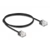 Καλώδιο δικτύου DeLOCK RJ45 Cat.6 UTP 1 m μαύρο