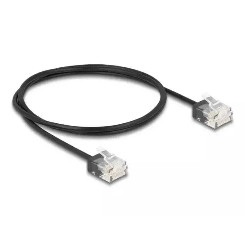 Καλώδιο δικτύου DeLOCK RJ45 Cat.6 UTP 1 m μαύρο