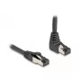 Καλώδιο δικτύου DeLOCK RJ45 Cat.8.1 90° 3m μαύρο