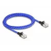Καλώδιο δικτύου DeLOCK RJ45 2m Cat6A U/FTP μπλε