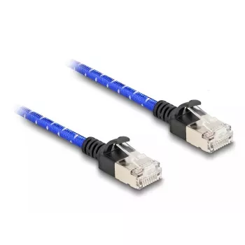 Καλώδιο δικτύου DeLOCK RJ45 2m Cat6A U/FTP μπλε