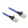 Καλώδιο δικτύου DeLOCK RJ45 2m Cat6A U/FTP μπλε