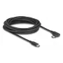 Καλώδιο USB DeLOCK 81196 5m USB-C Μαύρο 10 Gbit/s