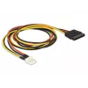 Καλώδιο τροφοδοσίας SATA DeLOCK 0,6 m 83879