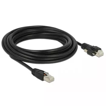 Καλώδιο δικτύου DeLOCK 85670 RJ-45 Cat6 5 m μαύρο
