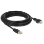Καλώδιο δικτύου DeLOCK 85670 RJ-45 Cat6 5 m μαύρο