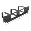 Πάνελ διαχείρισης καλωδίων DeLOCK 10 inch 66656 μαύρο