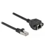 Καλώδιο επέκτασης δικτύου DeLOCK 87003 Cat.6A 3m μαύρο