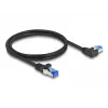Καλώδιο δικτύου DeLOCK RJ45 Cat.6A S/FTP 1m μαύρο
