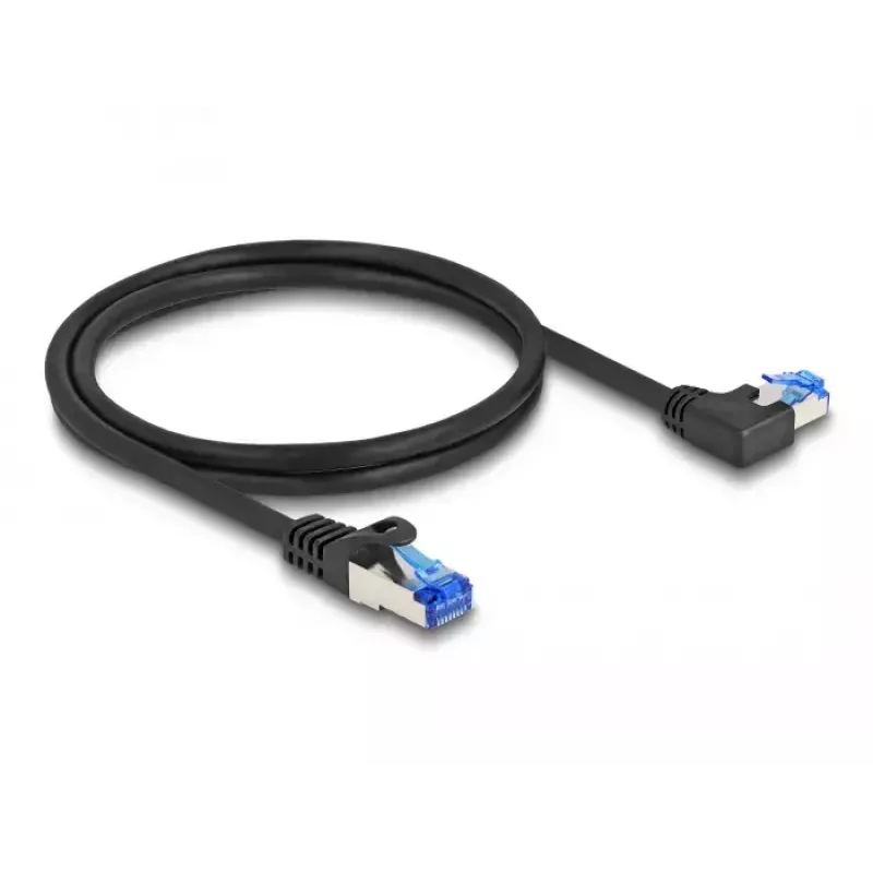 Καλώδιο δικτύου DeLOCK RJ45 Cat.6A S/FTP 1m μαύρο