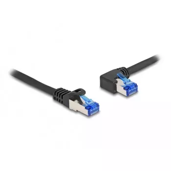 Καλώδιο δικτύου DeLOCK RJ45 Cat.6A S/FTP 1m μαύρο