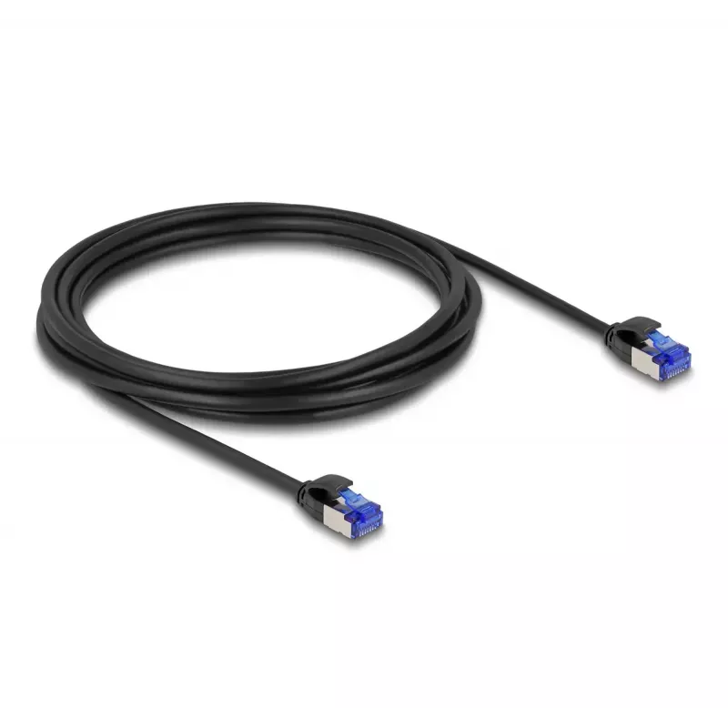 Καλώδιο δικτύου DeLOCK RJ45 Cat.6A 3m μαύρο