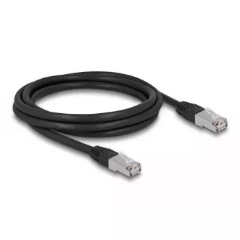 Καλώδιο δικτύου DeLOCK RJ45 Cat.6A 2m μαύρο