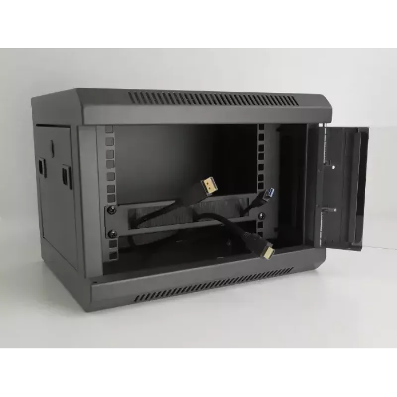 Πάνελ διαχείρισης καλωδίων DeLOCK 10 inch ράγα με βούρτσες περάσματος καλωδίων