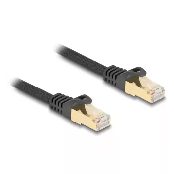 Καλώδιο δικτύου DeLOCK RJ45 Cat.6A S/FTP 5m μαύρο