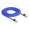 Καλώδιο δικτύου DeLOCK RJ45 επίπεδο Cat.6A 5m μπλε