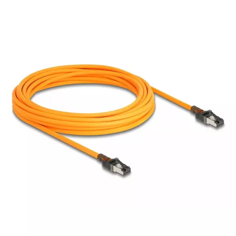 Καλώδιο δικτύου DeLOCK RJ45 USB Type-C Cat.6A 7,5 m πορτοκαλί