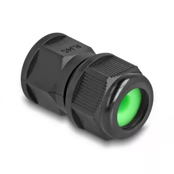 DeLOCK Υποδοχή διέλευσης RJ45 IP67 αδιάβροχη μαύρη