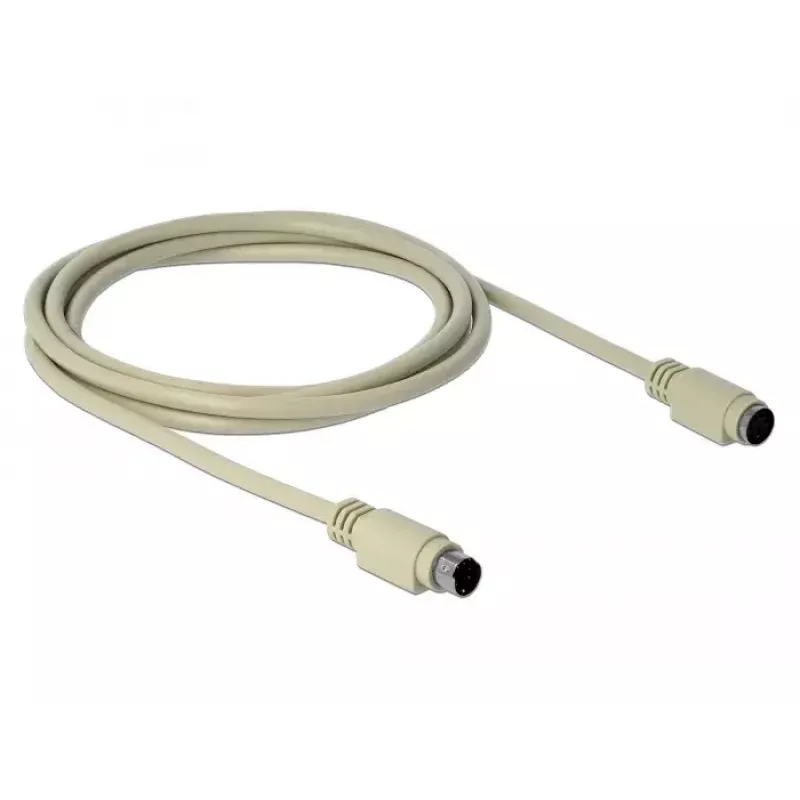 Καλώδιο PS/2 DeLOCK 85805 1,8 m 6-pol Mini-DIN μπεζ