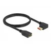Καλώδιο επέκτασης DisplayPort DeLOCK 87073 1m 90° αριστερά υπό γωνία