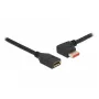 Καλώδιο επέκτασης DisplayPort DeLOCK 87073 1m 90° αριστερά υπό γωνία