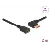 Καλώδιο επέκτασης DisplayPort DeLOCK 87075 2 m 90° αριστερά υπό γωνία