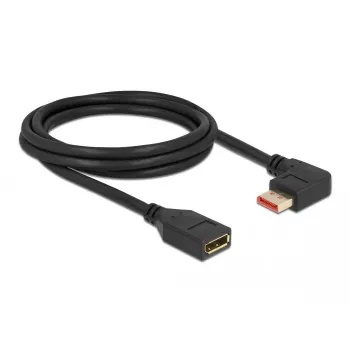 Καλώδιο επέκτασης DisplayPort DeLOCK 87075 2 m 90° αριστερά υπό γωνία